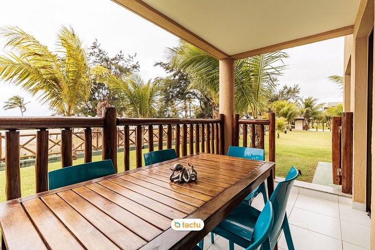 Bangalô TÉRREO 70 m2 FRENTE MAR no VG Sun Cumbuco por Tactu