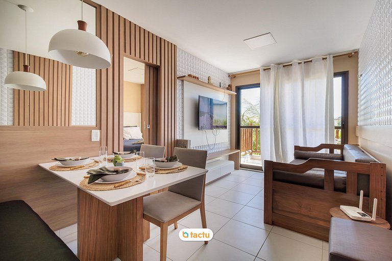 Fully Equipped Studio at VG Sun Cumbuco by Tactu