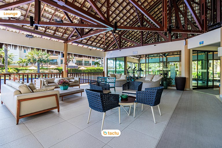Bangalô TÉRREO 70 m2 FRENTE MAR no VG Sun Cumbuco por Tactu