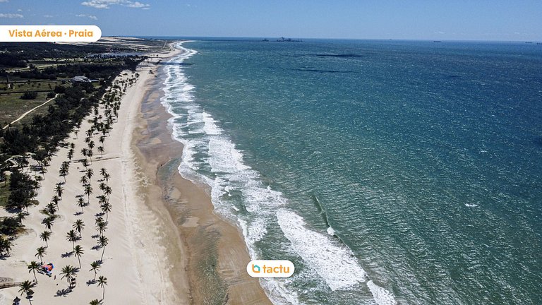 Bangalô térreo de 69 m2 com vista para o mar no VG Sun Cumbu
