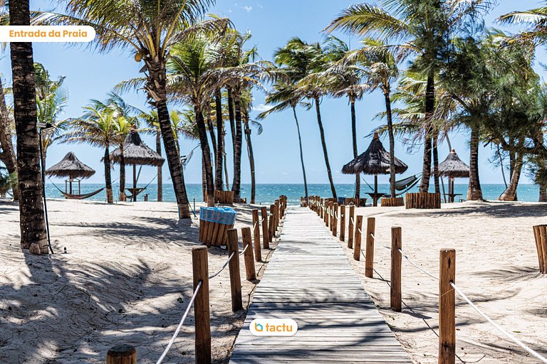 Bangalô térreo de 69 m2 com vista para o mar no VG Sun Cumbu