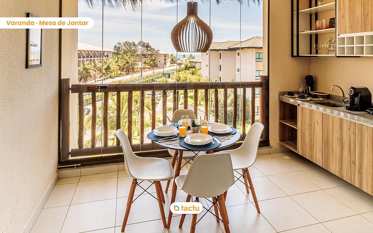 Apartamento com 2 suítes no VG Sun Cumbuco por Tactu