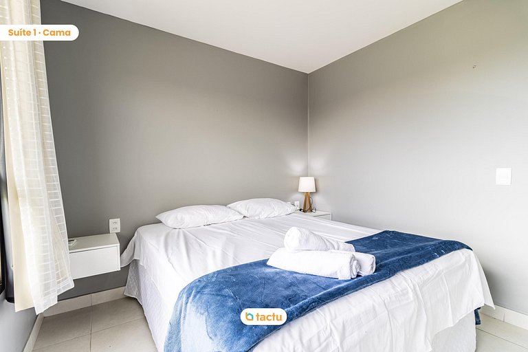 Apartamento com 2 suítes no VG Sun Cumbuco por Tactu