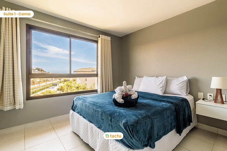 Apartamento com 2 suítes no VG Sun Cumbuco por Tactu