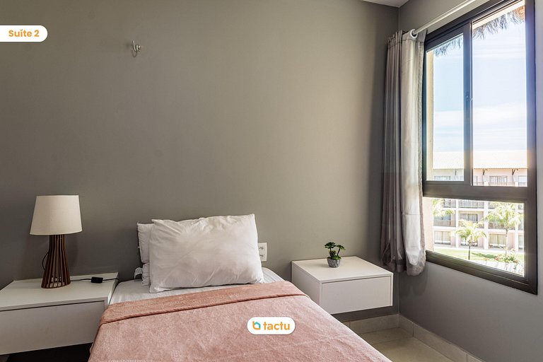 Apartamento com 2 suítes no VG Sun Cumbuco por Tactu