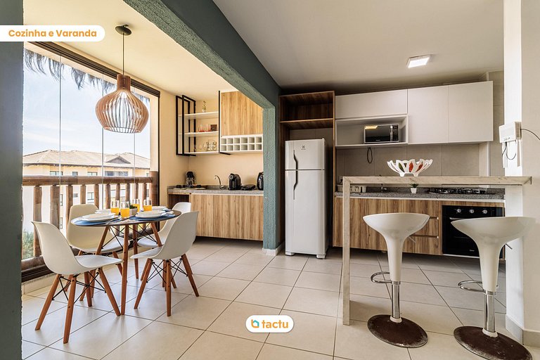 Apartamento com 2 suítes no VG Sun Cumbuco por Tactu