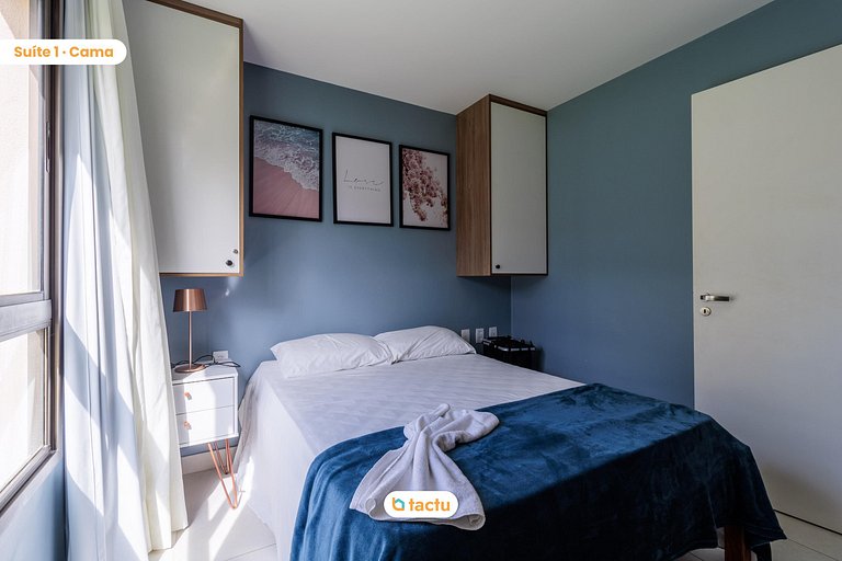 Apartamento amplio en planta baja en VG Sun Cumbuco porTactu