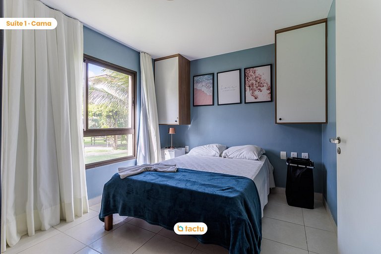 Apartamento térreo espaçoso no VG Sun Cumbuco por Tactu