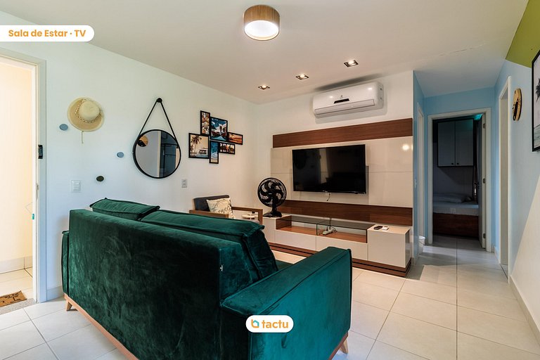 Apartamento amplio en planta baja en VG Sun Cumbuco porTactu