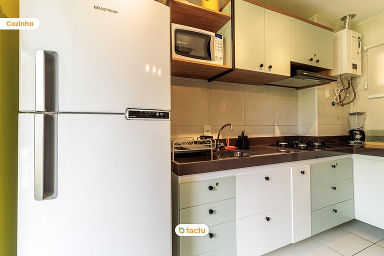 Apartamento térreo espaçoso no VG Sun Cumbuco por Tactu