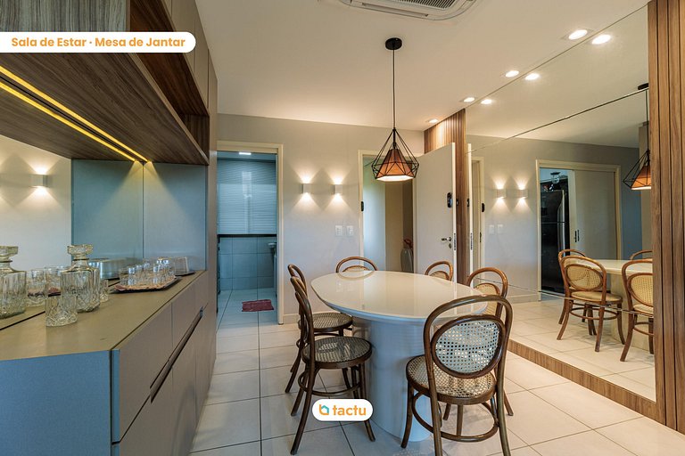 Apartamento térreo luxuoso no Vg Sun por Tactu