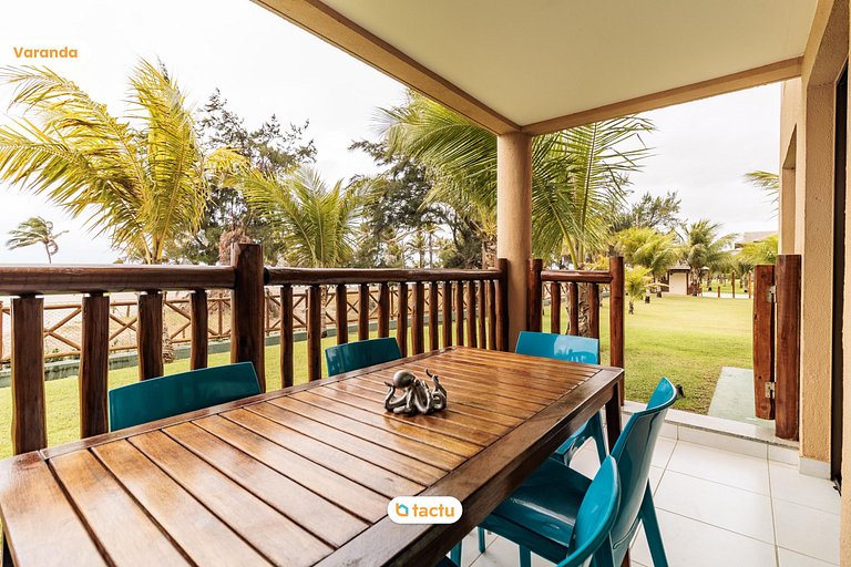 Ground Floor Bungalow 70 m², Oceanfront at VG Sun Cumbuco