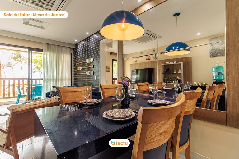 Ground Floor Bungalow 70 m², Oceanfront at VG Sun Cumbuco
