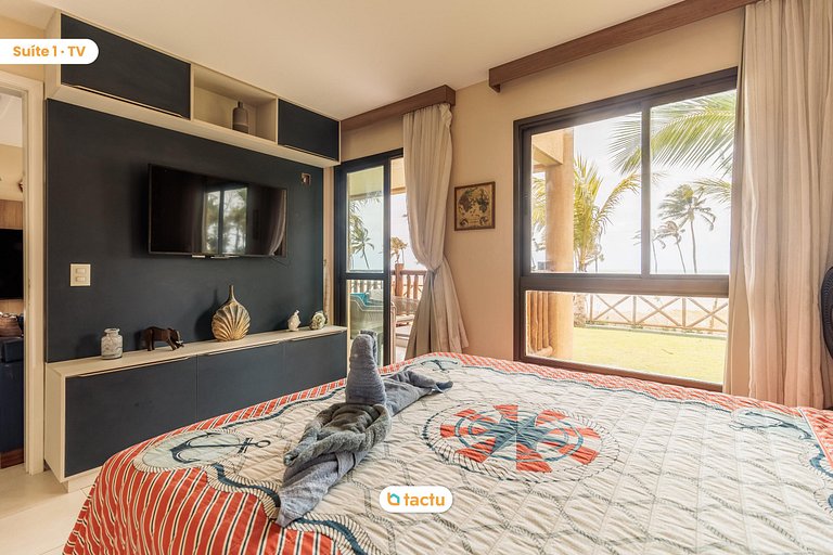 Ground Floor Bungalow 70 m², Oceanfront at VG Sun Cumbuco