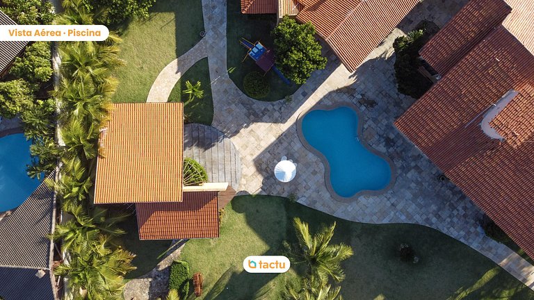 Dúplex en Porto das Dunas con piscina