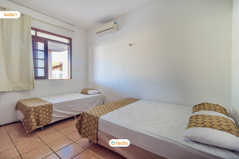 Duplex in Porto das Dunas with pool