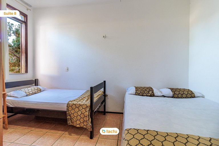 Duplex no Porto das Dunas com piscina