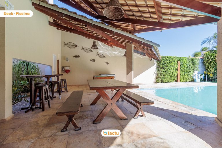 Triplex with swimming pool in Porto das Dunas Tact