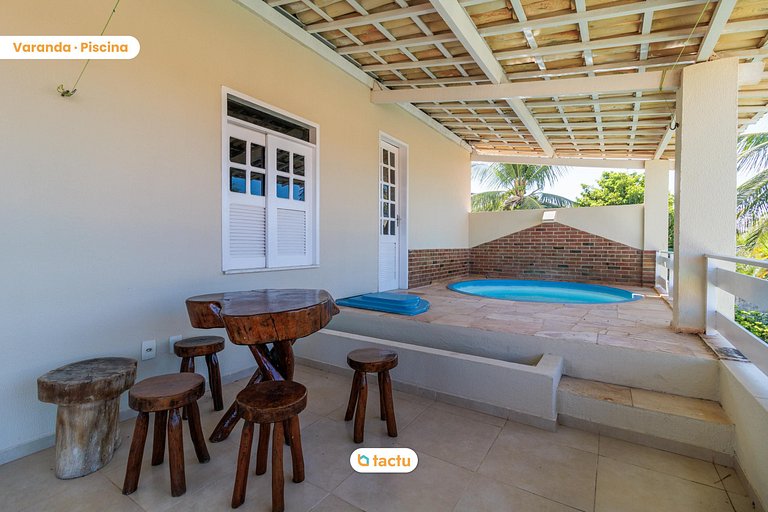 Triplex avec piscine à Porto das Dunas Tactu