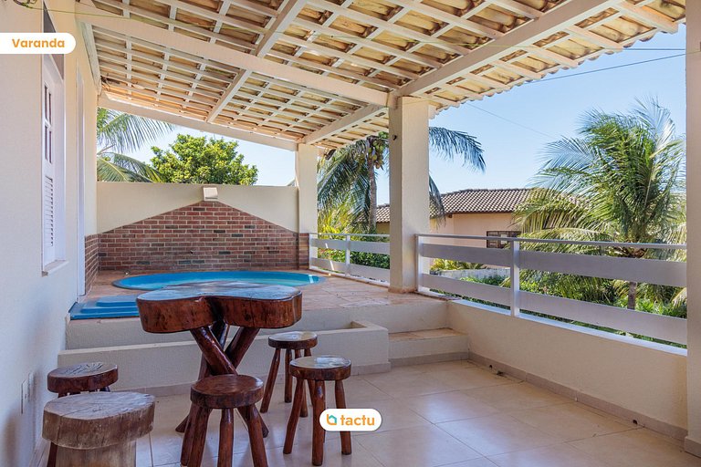 Triplex avec piscine à Porto das Dunas Tactu
