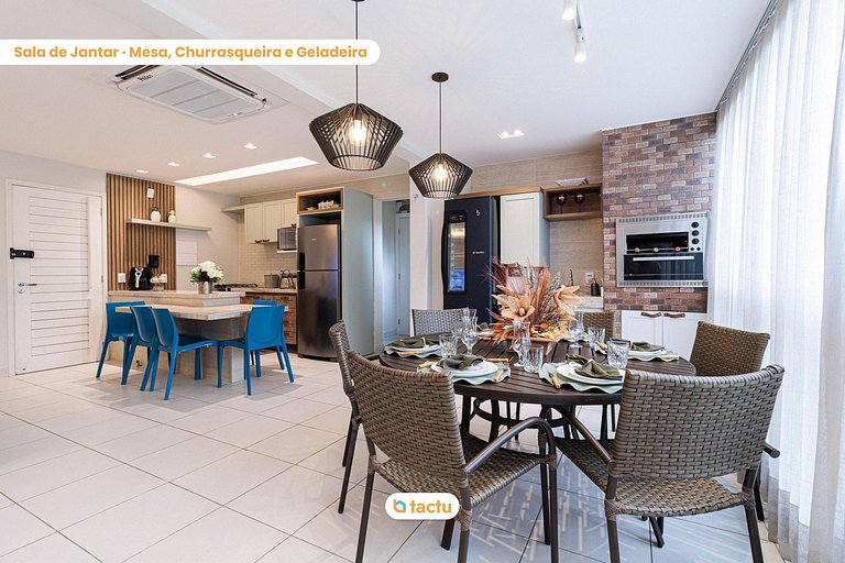 Rez-de-chaussée luxe au VG Sun Cumbuco par Tactu