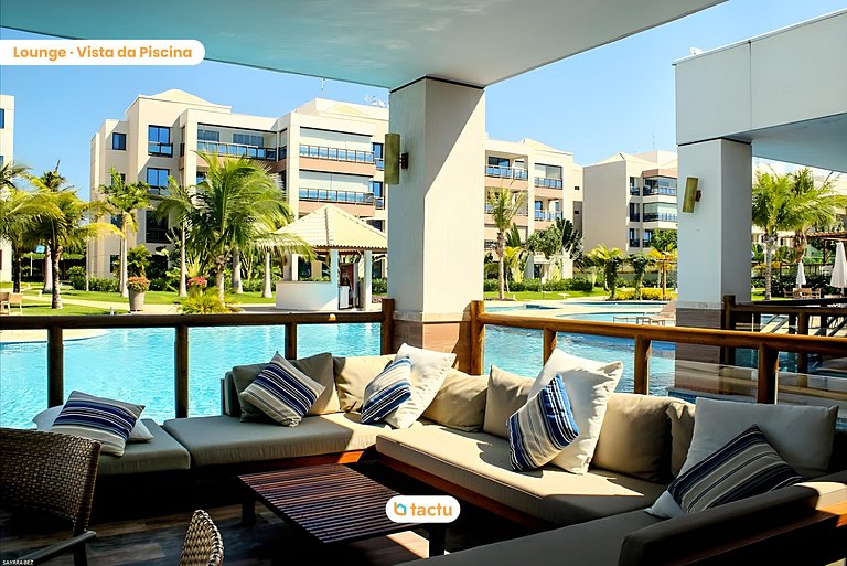 Apartamento com varanda no Wai Wai Cumbuco por Tactu