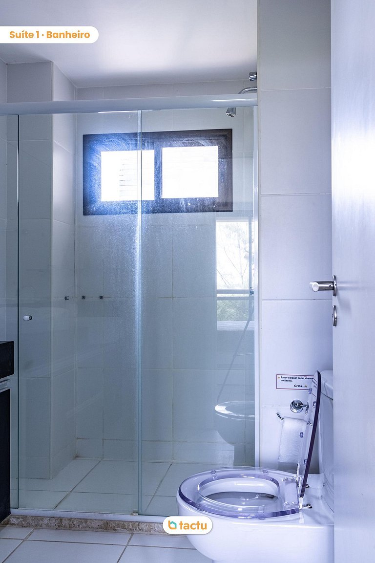 Apartamento com varanda no Wai Wai Cumbuco por Tactu