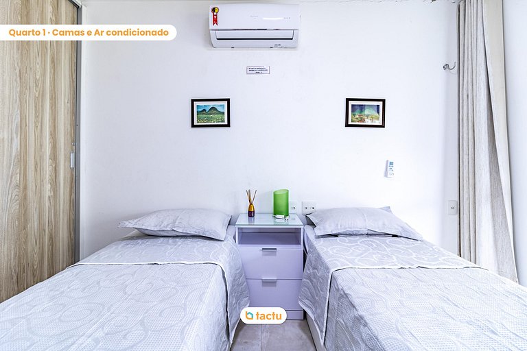 Apartamento com varanda no Wai Wai Cumbuco por Tactu