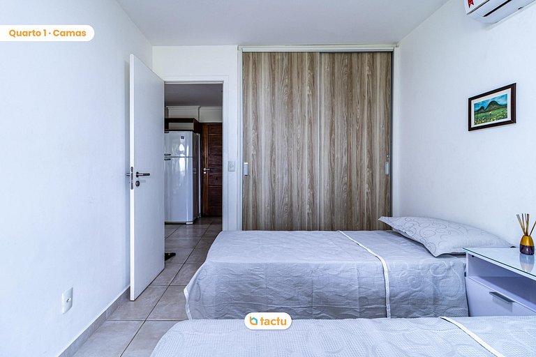 Apartamento com varanda no Wai Wai Cumbuco por Tactu