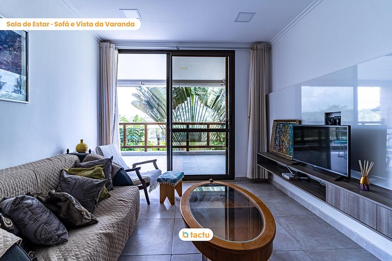 Apartamento com varanda no Wai Wai Cumbuco por Tactu