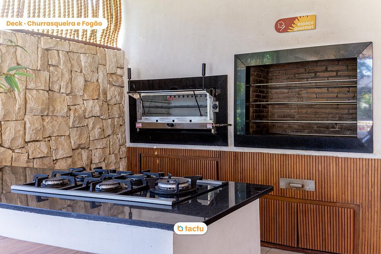 Apartamento com varanda no Wai Wai Cumbuco por Tactu