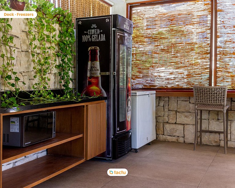 Apartamento com varanda no Wai Wai Cumbuco por Tactu