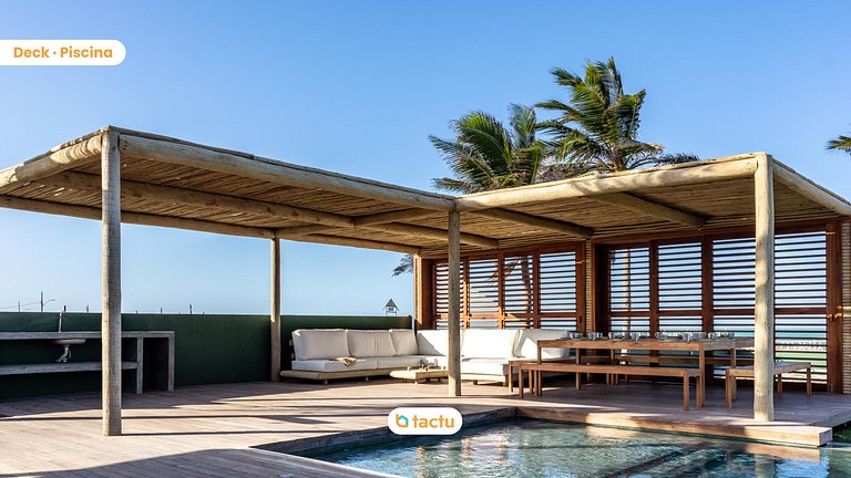Maison avec Vue sur l'Océan en Face, Fortim, Ceará, Luxueuse
