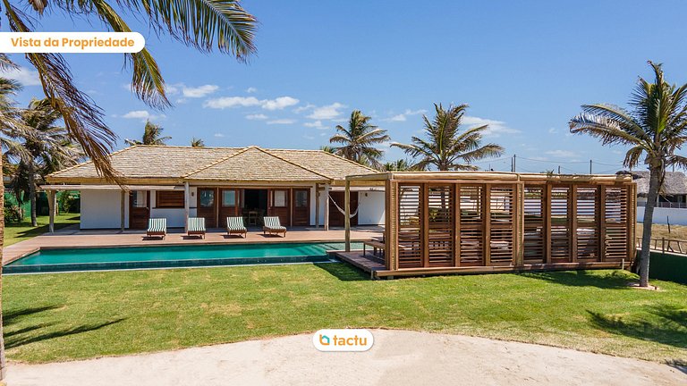 Maison avec Vue sur l'Océan en Face, Fortim, Ceará, Luxueuse