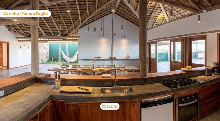 Casa Frente Vista Mar Fortim Ceará Luxosa com 6 Quartos Kite