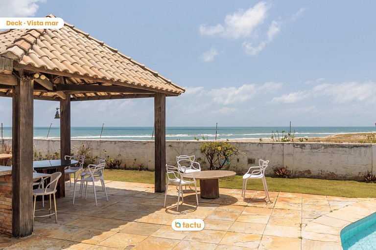 Maison en Front de Mer avec Service de Parc de Plage