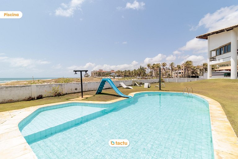 Casa frente al mar con servicio