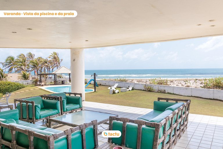 Maison en Front de Mer avec Service de Parc de Plage