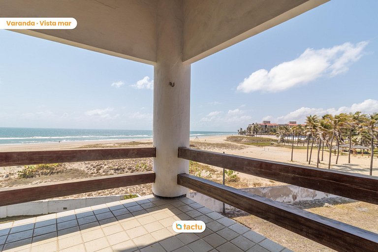 Casa Frente Mar com Serviço e próxima ao Beach Park