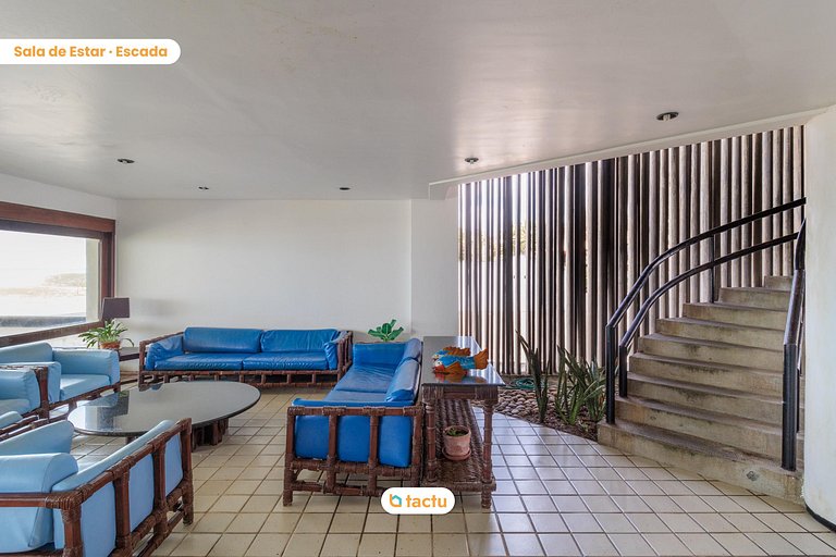 Casa Frente Mar com Serviço Beach Park