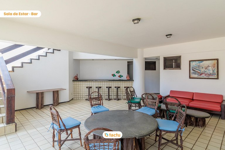 Casa frente al mar con servicio