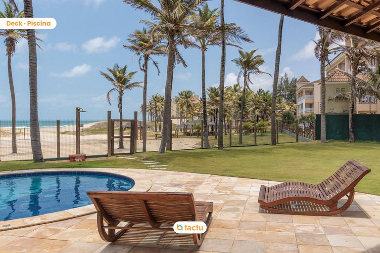 Casa na beira da praia do Porto das Dunas Beach Park