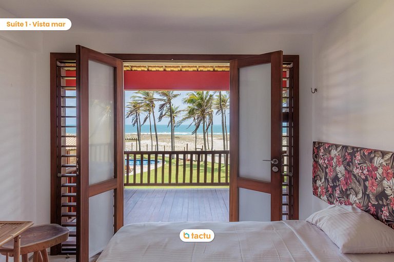 Casa na beira da praia do Porto das Dunas Beach Park