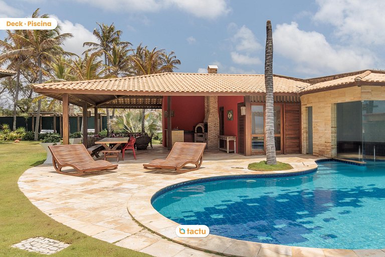 Casa na beira da praia do Porto das Dunas Beach Park