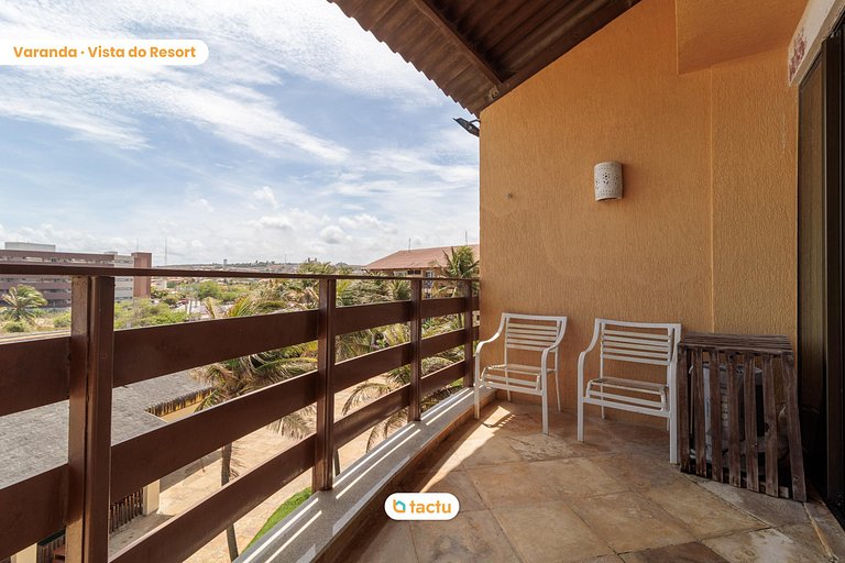 Suite en Porto das Dunas con vista al mar