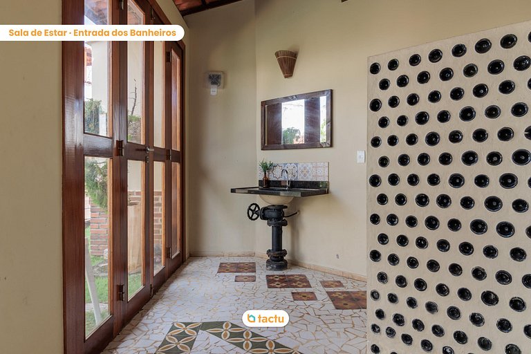 Casa con piscina en Porto das Dunas
