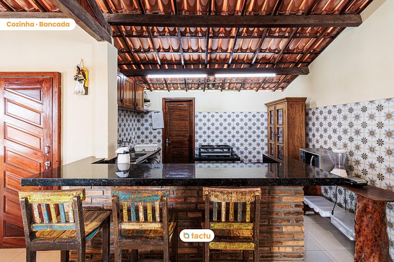 Casa con piscina en Porto das Dunas