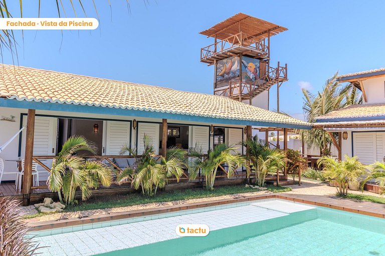 Casa com piscina no Pontal do Maceió
