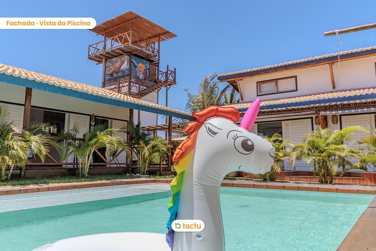 Casa com piscina no Pontal do Maceió