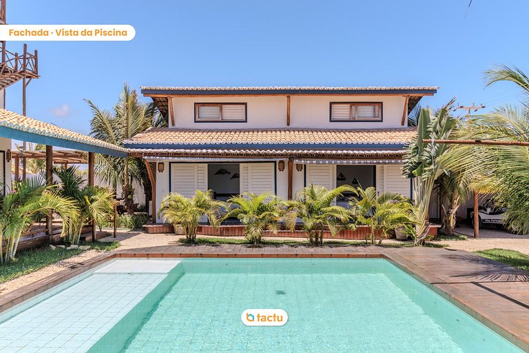 Casa com piscina no Pontal do Maceió